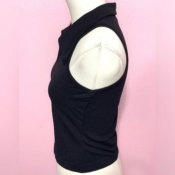 VTG Black Sleeveless Top - Picture 2 of 4